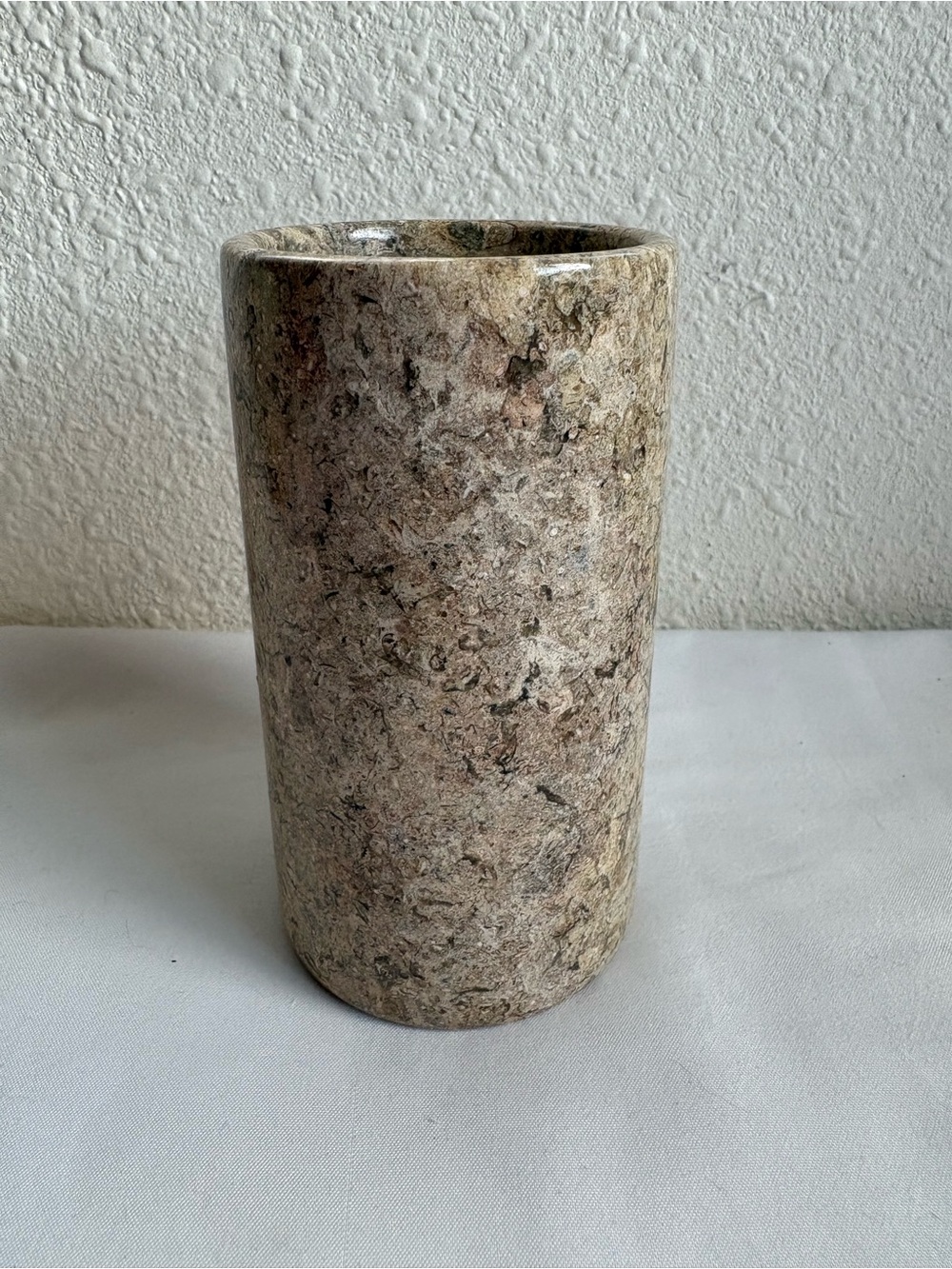 Stone pencil holder